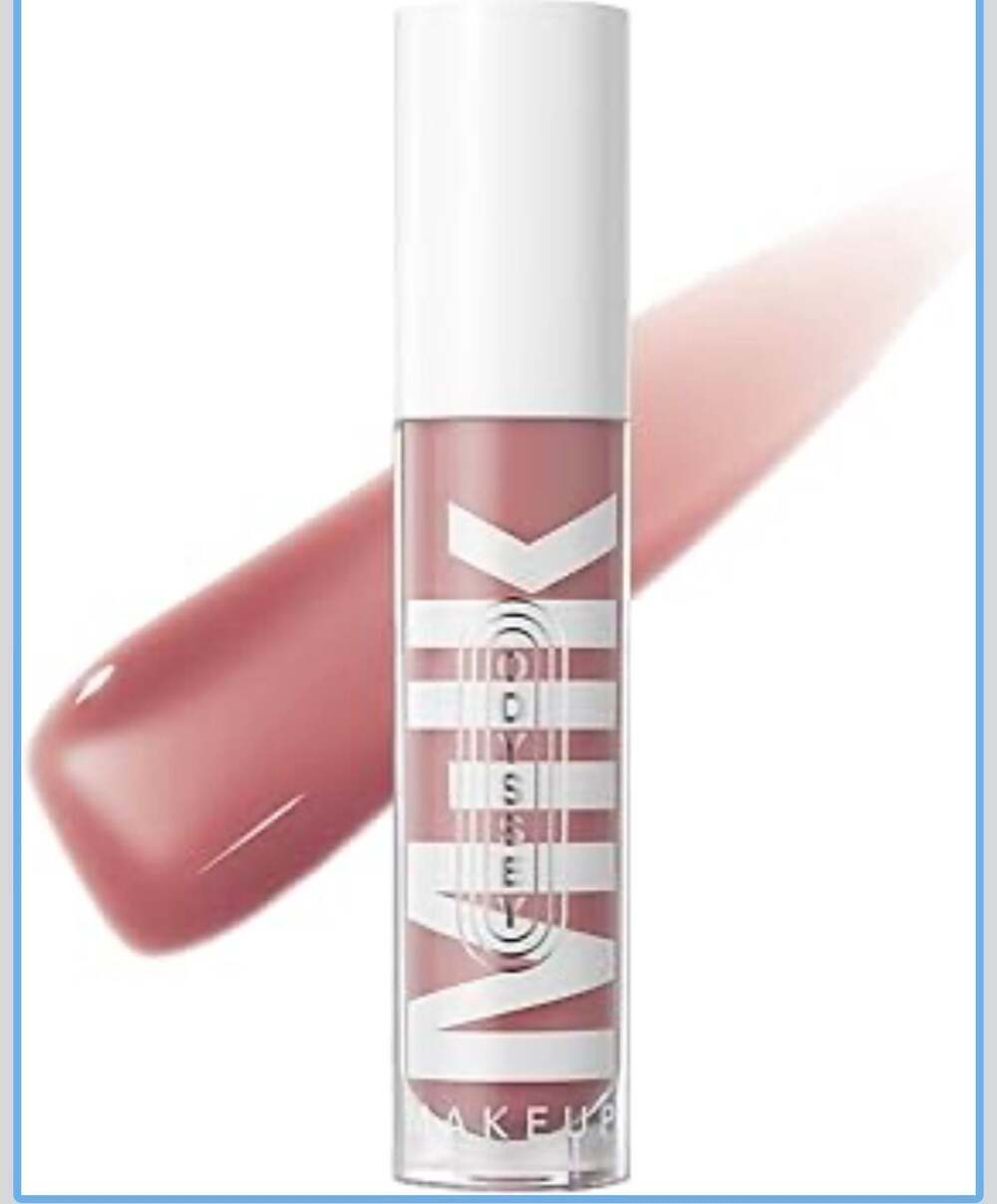 Milk Makeup Odyssey Hydrating Lip Oil Gloss in Werk Trip - Dusty Rose